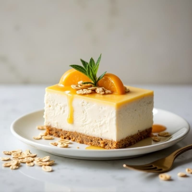 Creamy Greek Yogurt Protein Cheesecake