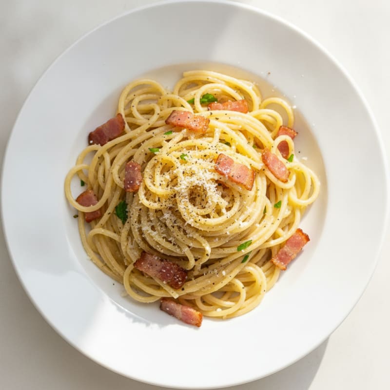 Classic Carbonara with Pancetta and Pecorino