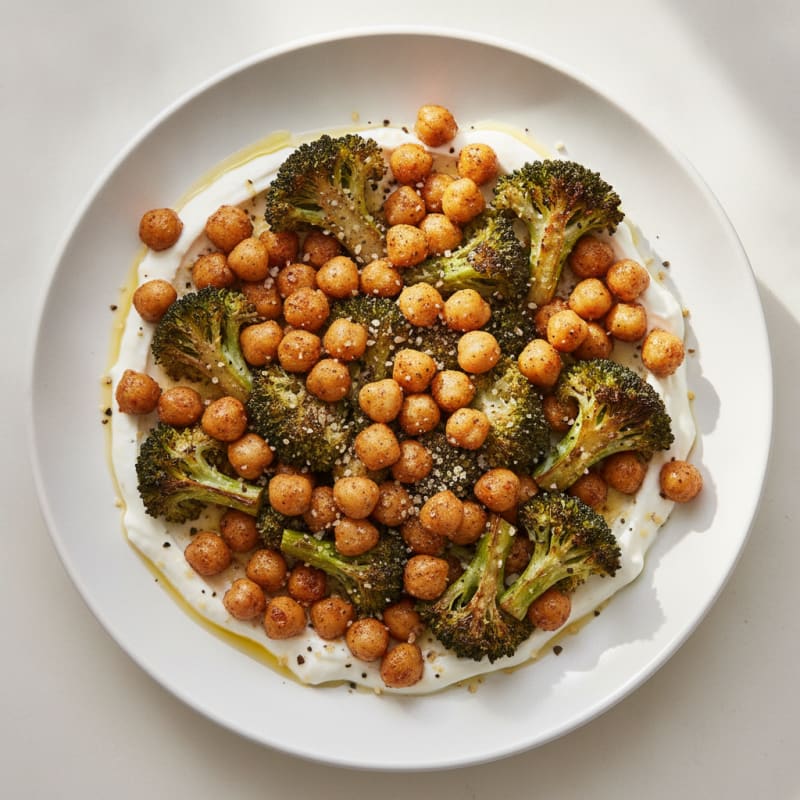 Roasted Vegetable and Chickpea Bowl