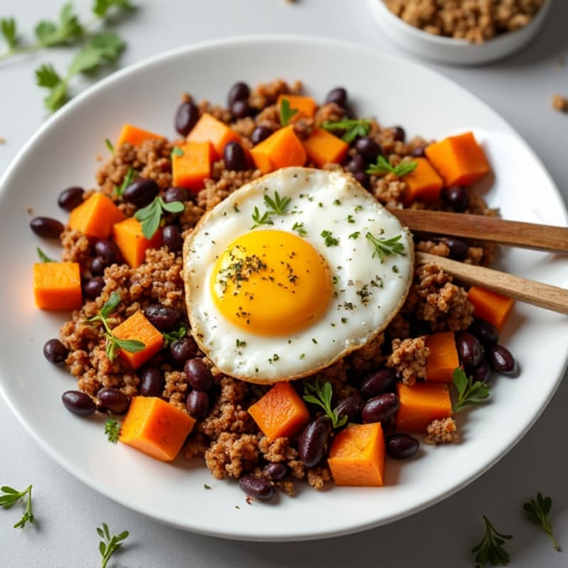 Lean Turkey and Sweet Potato Skillet