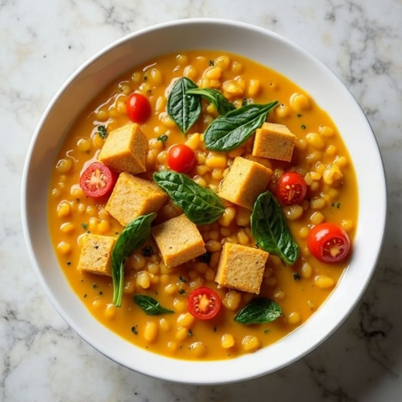 Creamy Spiced Red Lentil Dal