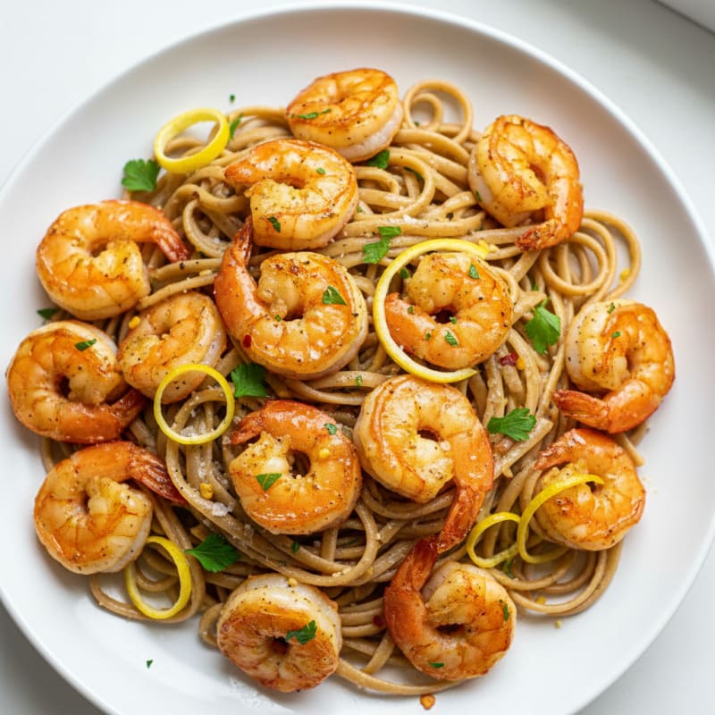 Zesty Garlic Butter Shrimp Scampi