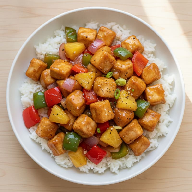 Sweet and Sour Chicken Stir-Fry