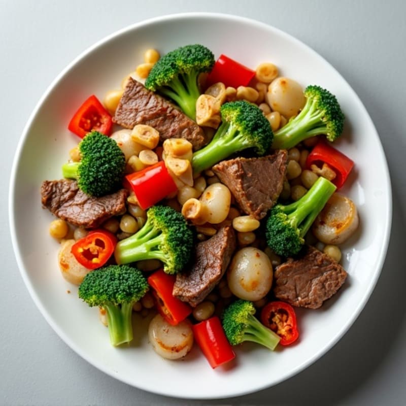 Ginger-Garlic Beef and Broccoli Stir-Fry