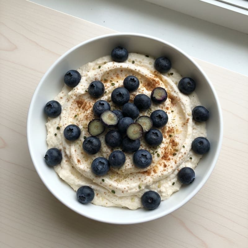 Whipped Vanilla Berry Protein Bowl