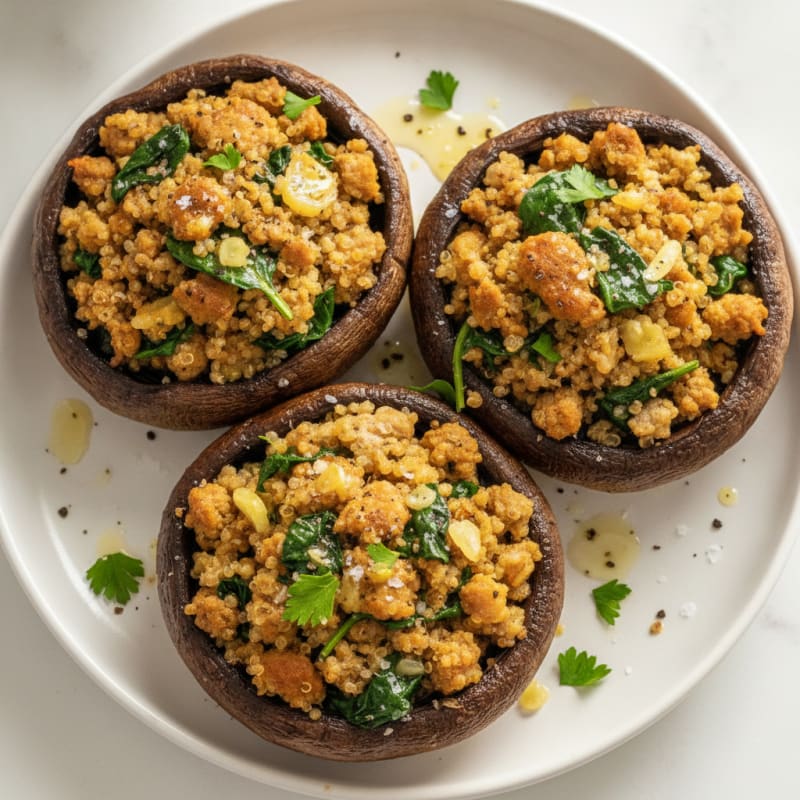 Garlic-Herb Roasted Portobello Mushrooms