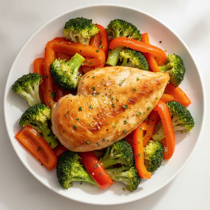 Lemon Herb Roasted Chicken and Veggies