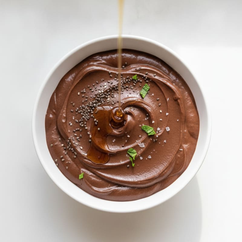 Silky Cottage Cheese Chocolate Pudding