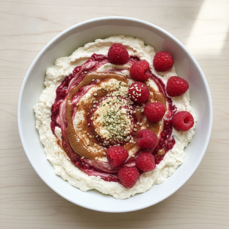 Vegan Berry Protein Mousse Bowl
