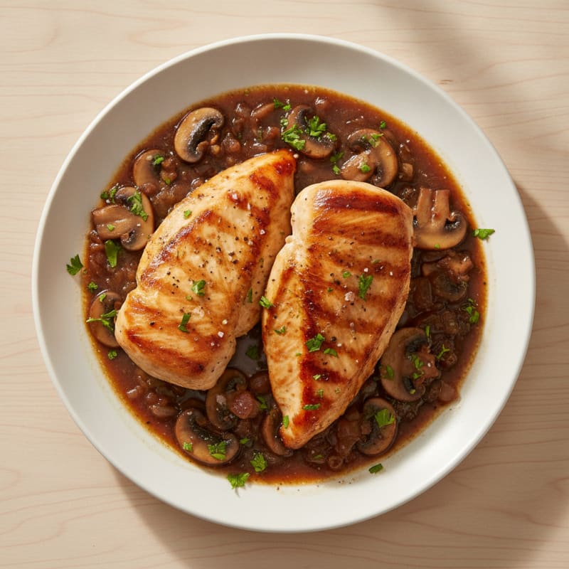 Pan-Seared Chicken Marsala with Mushrooms