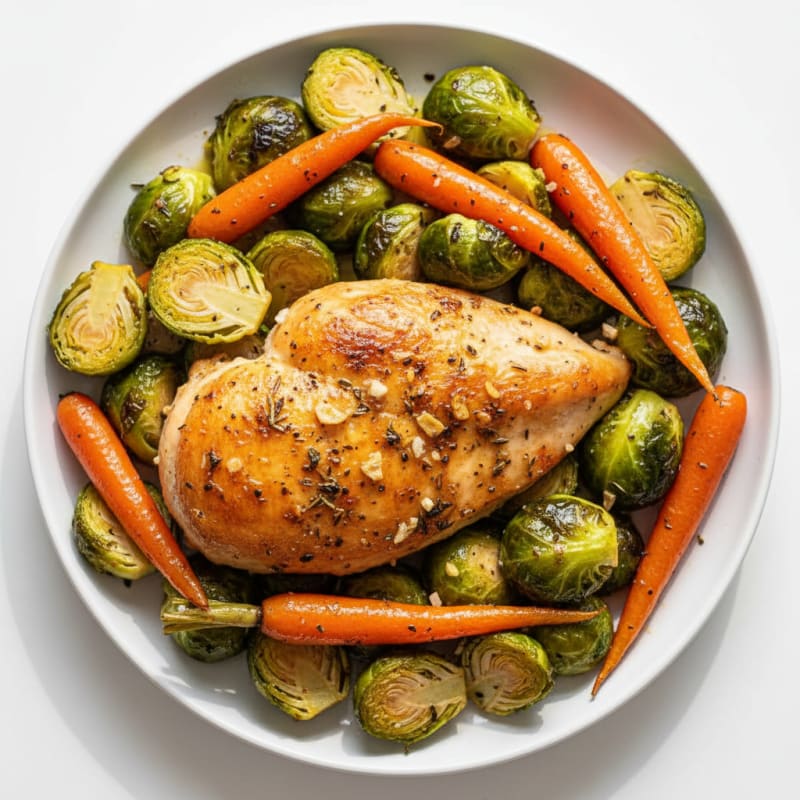 Garlic Herb Roasted Chicken with Vegetables