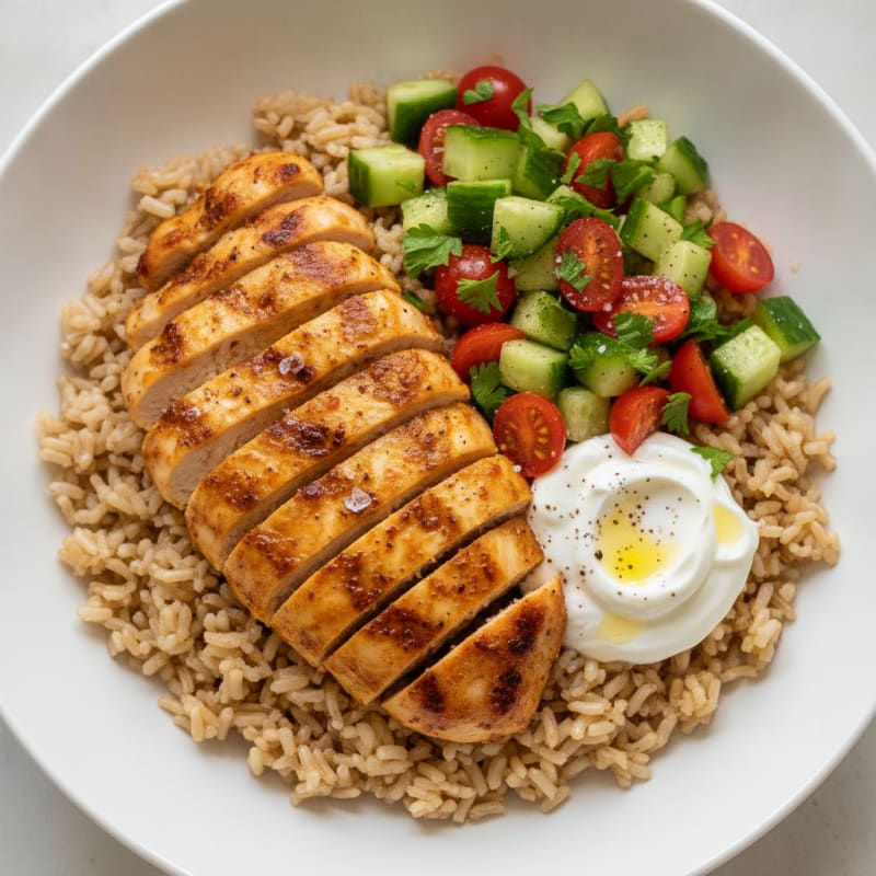 Chicken Shawarma Rice Bowl