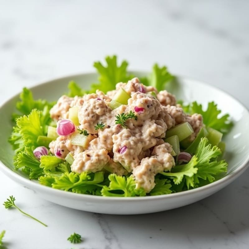 Tuna Salad with Celery and Greek Yogurt