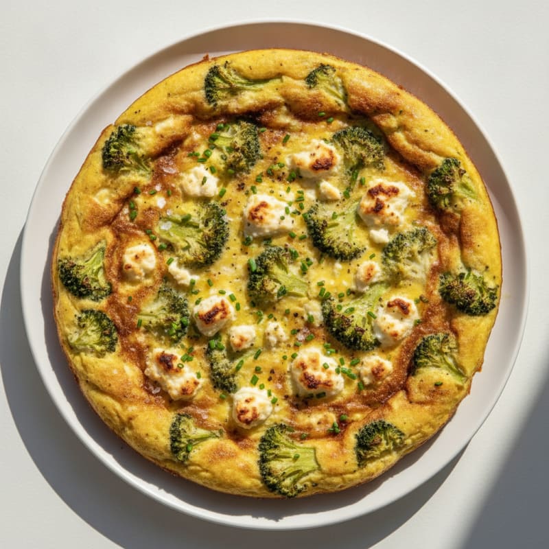 Broccoli and Egg Baked Frittata