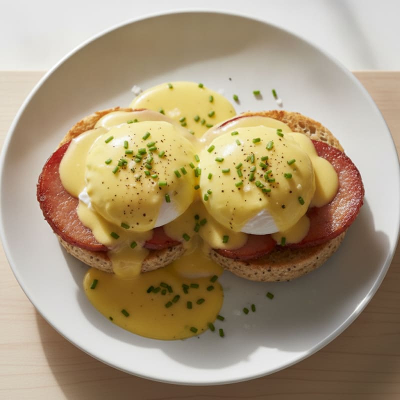 Classic Eggs Benedict with Hollandaise