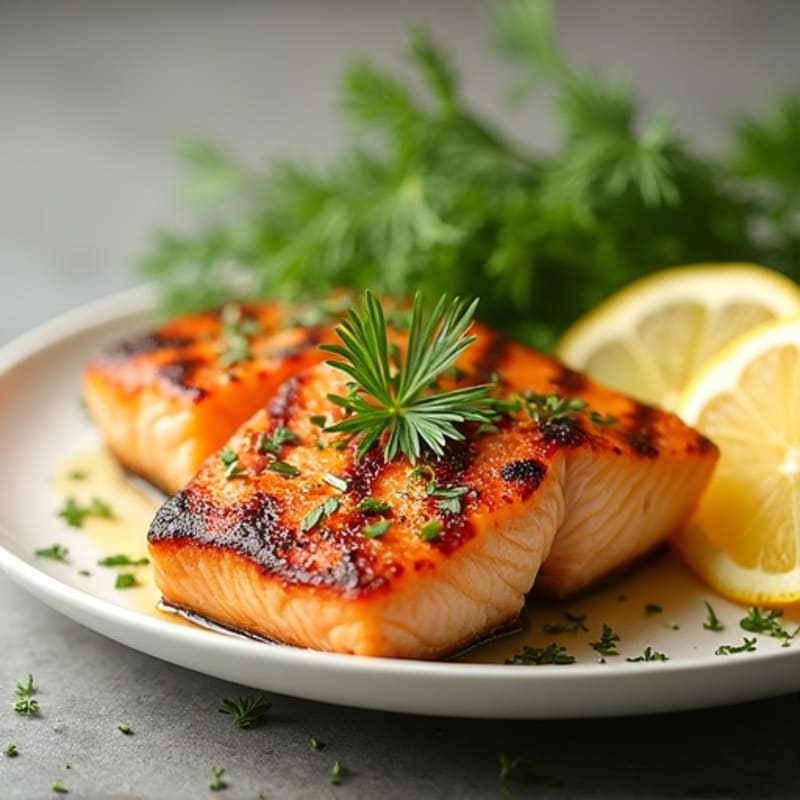 Citrus-Herb Grilled Salmon with Fresh Herbs