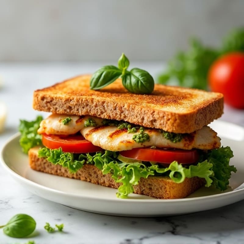 Grilled Pesto Chicken Sandwich