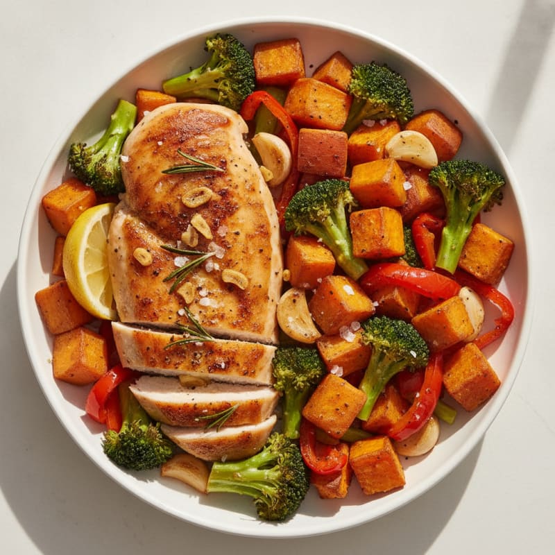 Garlic Herb Roasted Chicken