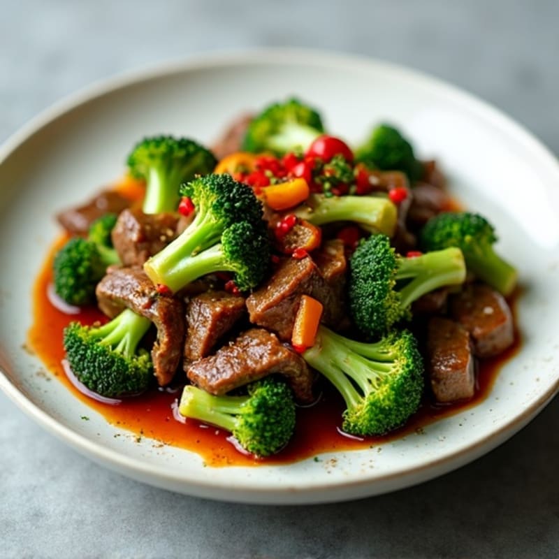 Ginger-Garlic Beef and Broccoli Stir-Fry