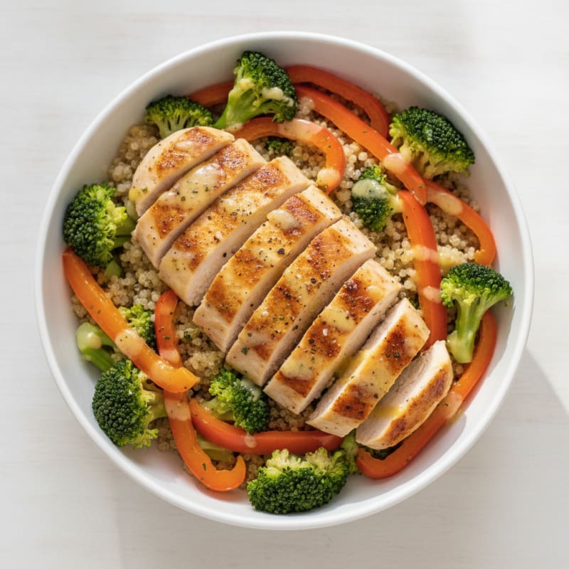 Lean Chicken and Quinoa Power Bowl