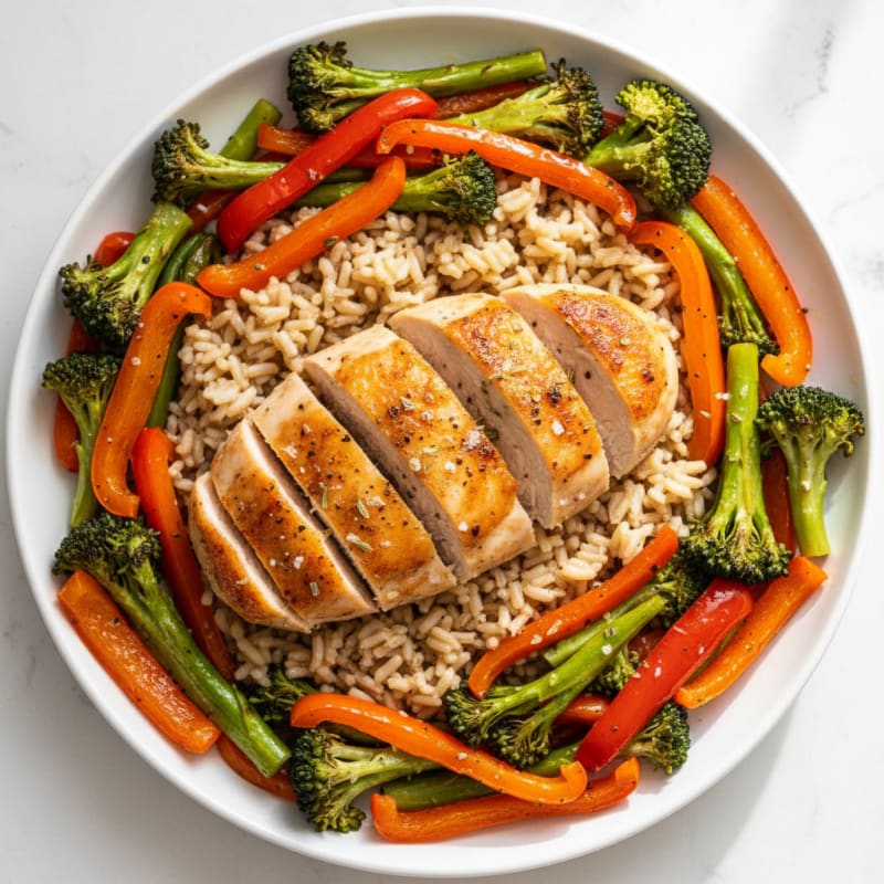 Sheet Pan Lemon Herb Chicken and Veggies