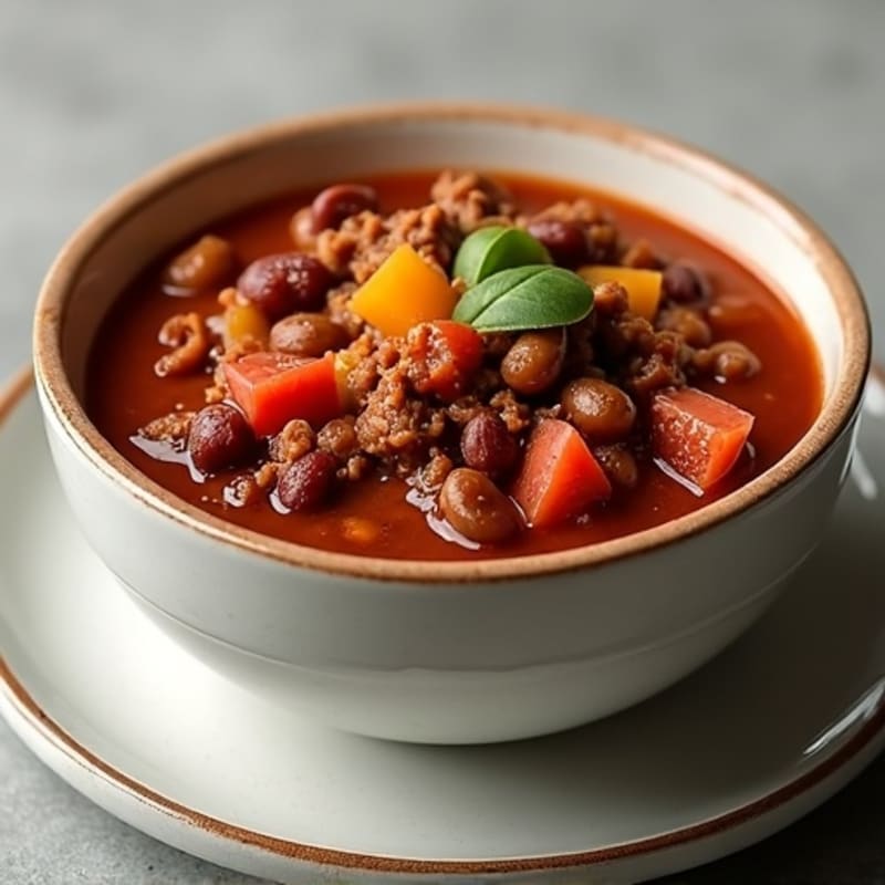 Hearty Slow Cooker Beef Chili