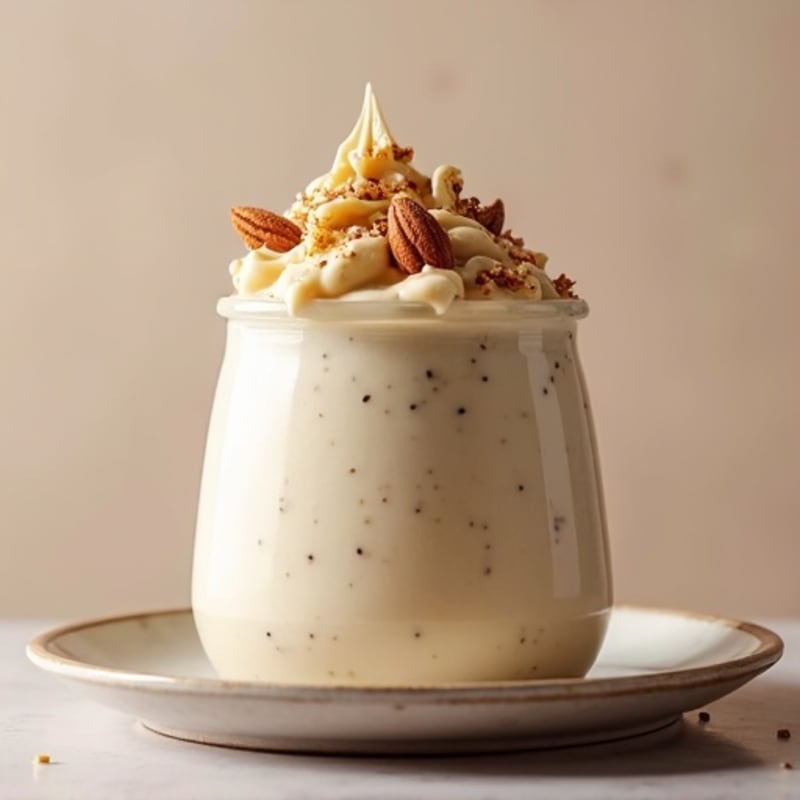 Creamy Vegan Protein Pudding with Chia and Almond Butter