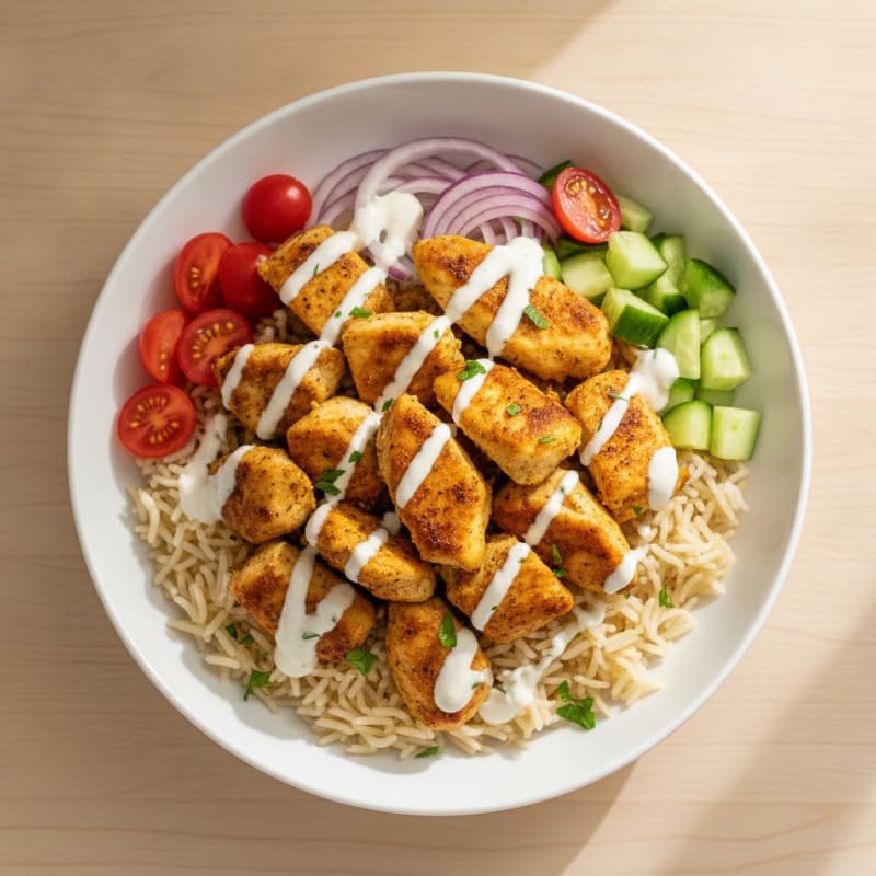 Chicken Shawarma Rice Bowl