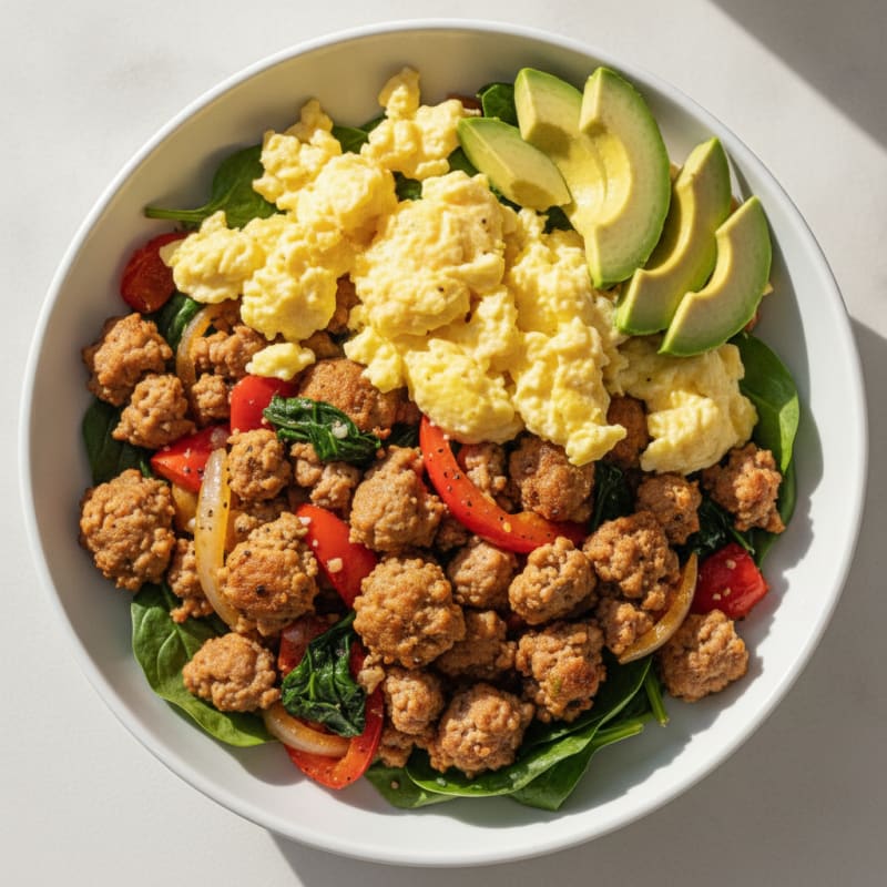 Savory Sausage and Egg Breakfast Bowl