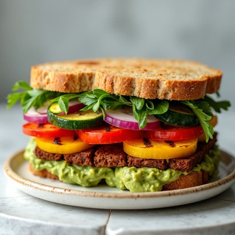 Hearty Grilled Vegetable Sandwich