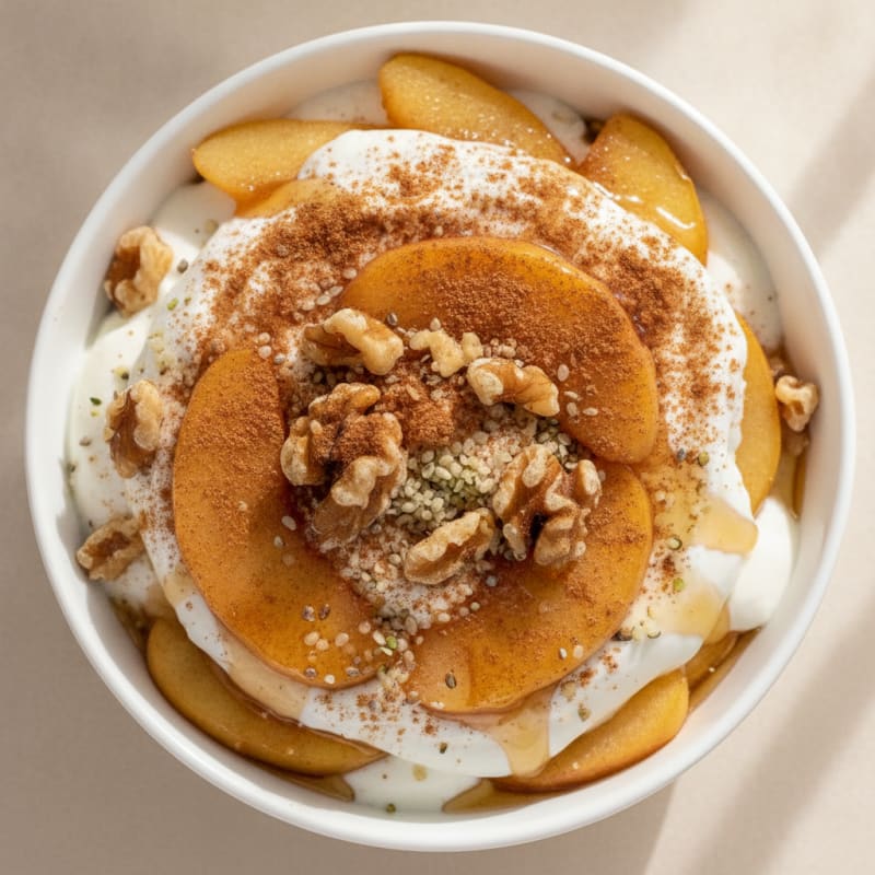 Apple Cinnamon Greek Yogurt Parfait