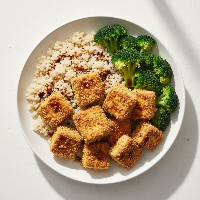 Nutritional Yeast Crusted Tofu