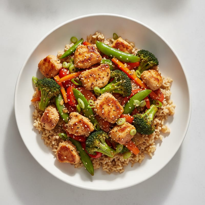 Chicken Teriyaki Stir-Fry with Vegetables