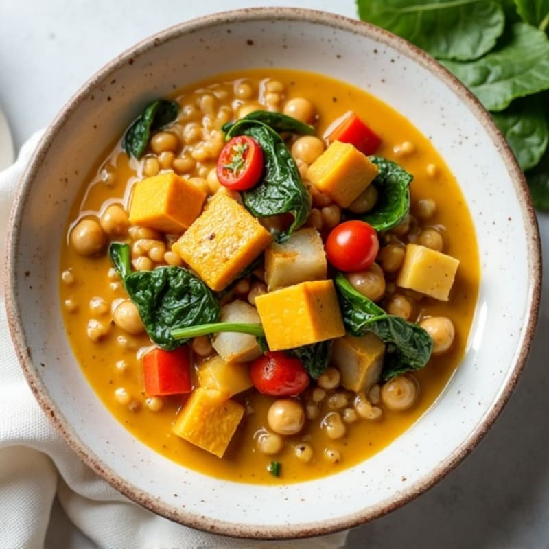 Creamy Coconut Curry Chickpea Stew