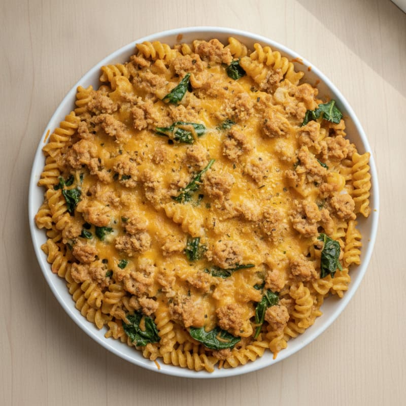High-Protein Baked Macaroni and Cheese