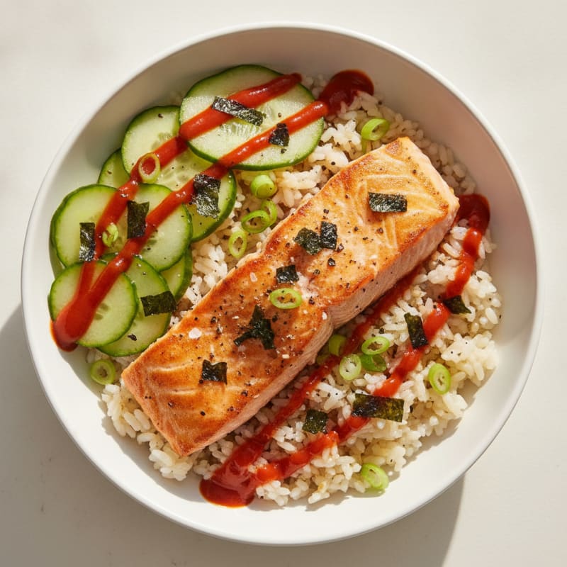 Salmon Sushi Rice Bowl