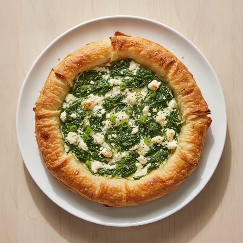 Spinach and Feta Phyllo Pie