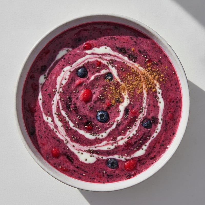 Mixed Berry Yogurt Protein Smoothie