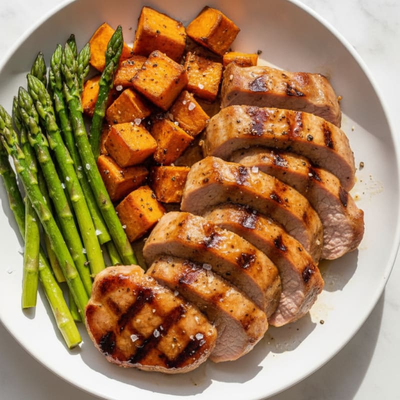 Grilled Sweet and Savory Pork Tenderloin