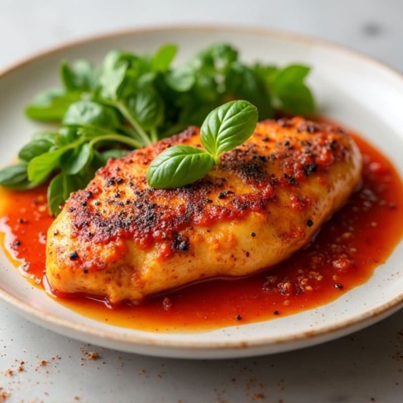 Healthy Spiced Chicken with Creamy Tomato Sauce