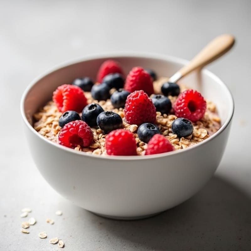 Creamy Berry Protein Oatmeal