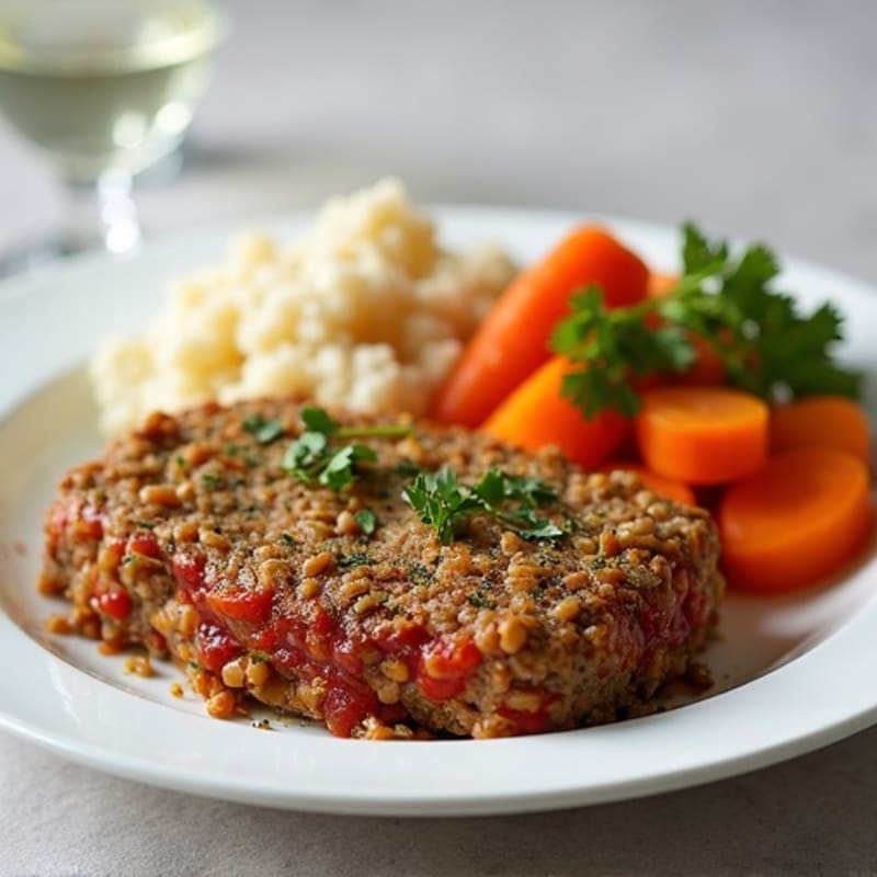 Budget-Friendly Lentil Turkey Meatloaf