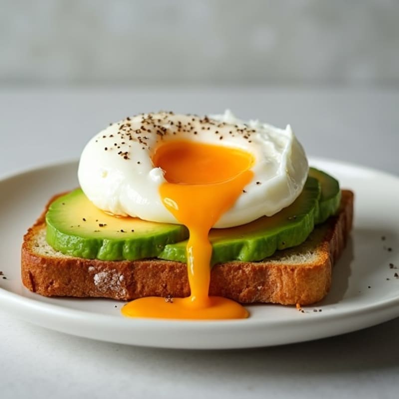 Sourdough Avocado Toast with Poached Egg