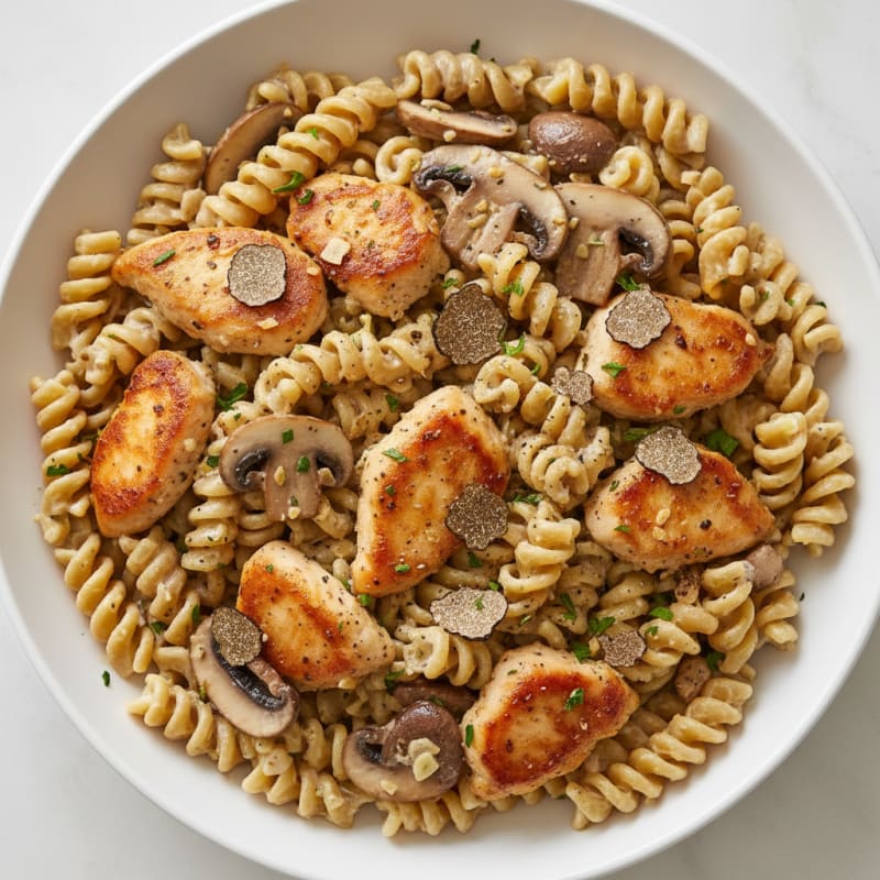 Creamy Truffle Mushroom Pasta