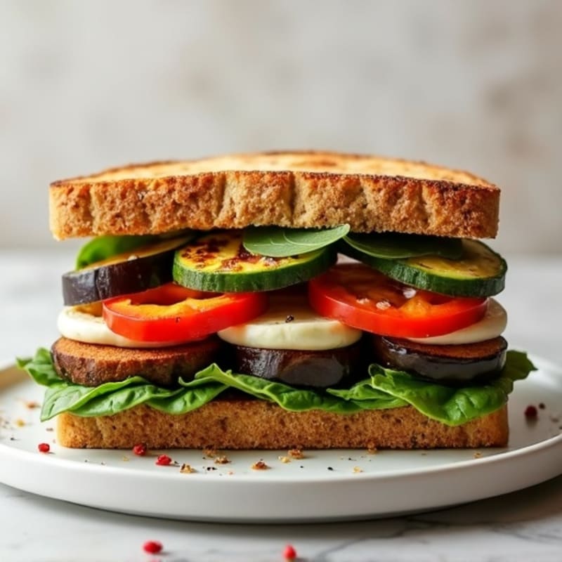 Hearty Grilled Veggie Sandwich
