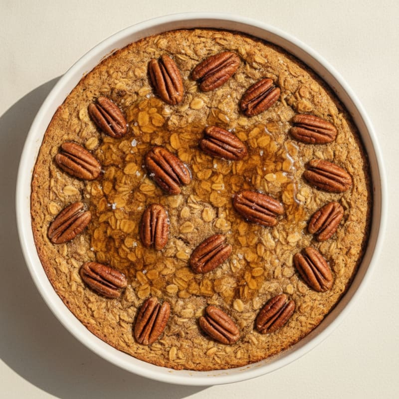 Maple Pecan Baked Oatmeal