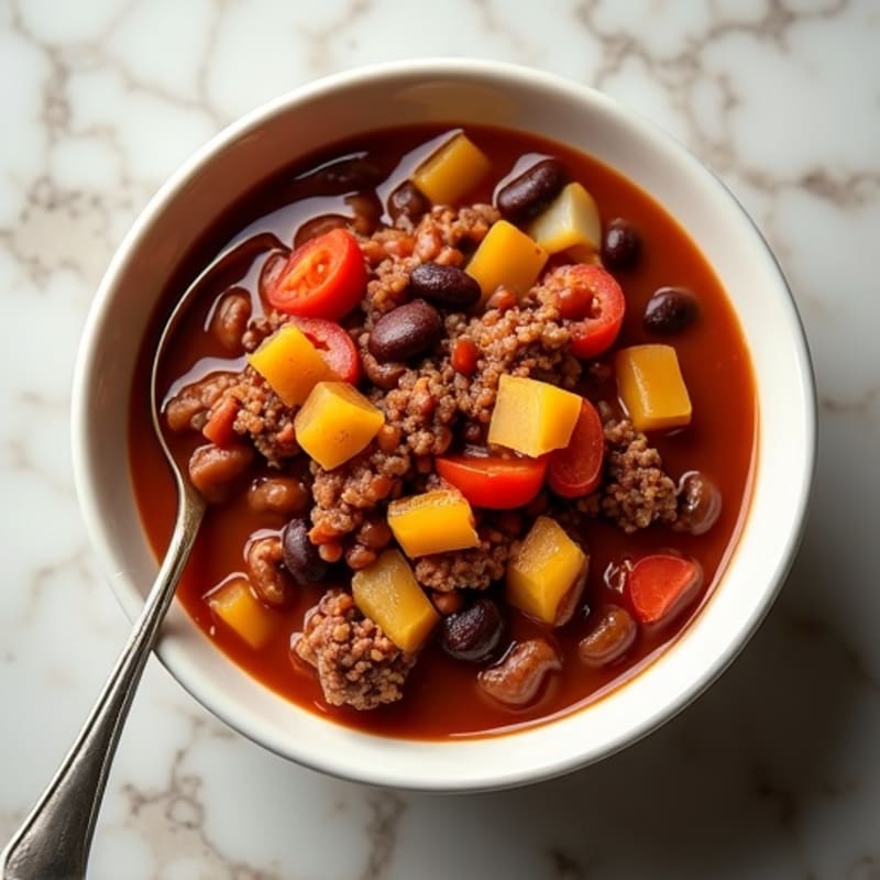 Hearty Slow Cooker Beef Chili