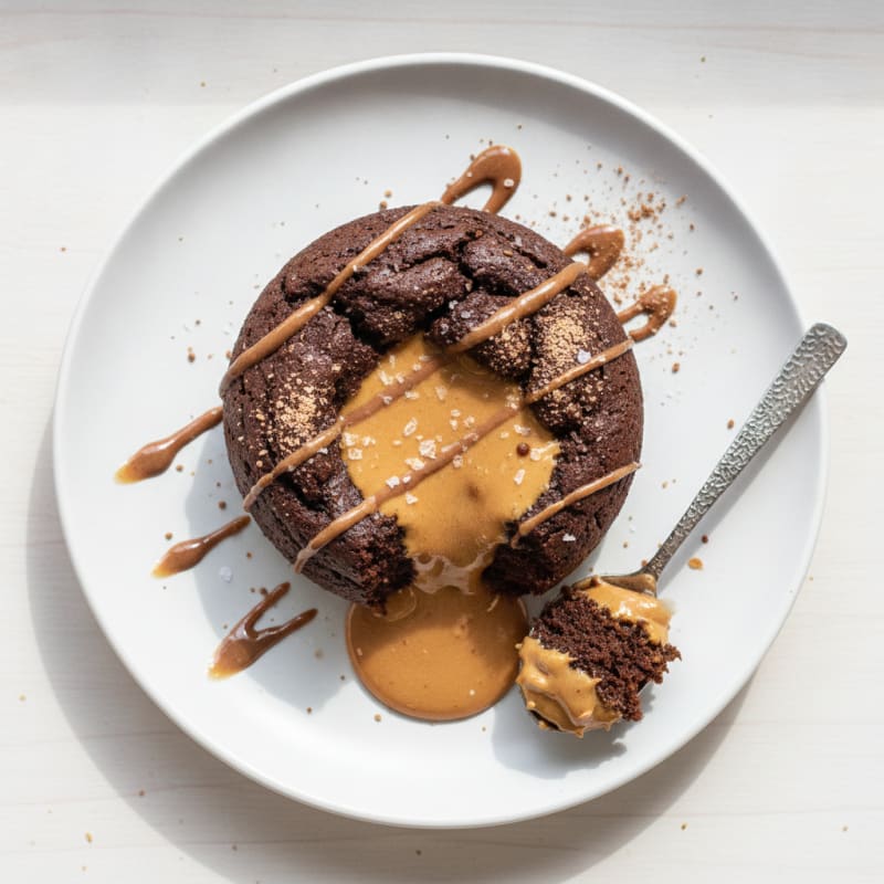 Peanut Butter Chocolate Mug Cake