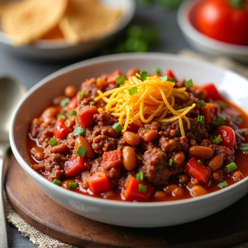 Hearty Lean Beef and Bean Chili