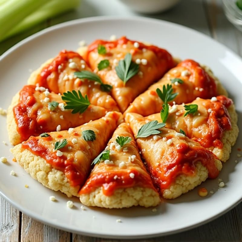 Crispy Buffalo Chicken Pizza